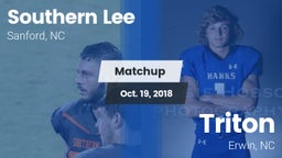 Matchup: Southern Lee High vs. Triton  2018