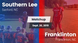 Matchup: Southern Lee High vs. Franklinton  2019