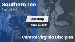 Matchup: Southern Lee High vs. Central Virginia Disciples 2019