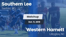 Matchup: Southern Lee High vs. Western Harnett  2019