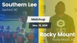 Matchup: Southern Lee High vs. Rocky Mount  2019