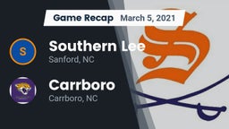 Recap: Southern Lee  vs. Carrboro  2021
