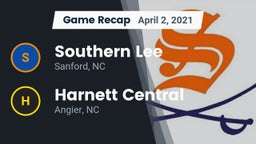 Recap: Southern Lee  vs. Harnett Central  2021