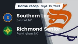 Recap: Southern Lee  vs. Richmond Senior  2023