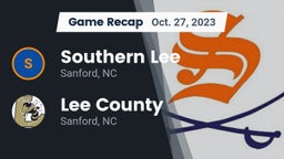 Recap: Southern Lee  vs. Lee County  2023