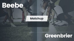 Matchup: Beebe  vs. Greenbrier  2016