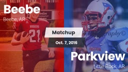 Matchup: Beebe  vs. Parkview  2016