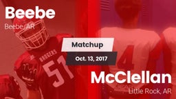 Matchup: Beebe  vs. McClellan  2017