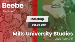 Matchup: Beebe  vs. Mills University Studies  2017