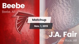 Matchup: Beebe  vs. J.A. Fair  2019