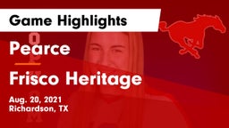Pearce  vs Frisco Heritage Game Highlights - Aug. 20, 2021