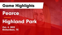 Pearce  vs Highland Park Game Highlights - Oct. 4, 2022