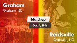 Matchup: Graham  vs. Reidsville  2016