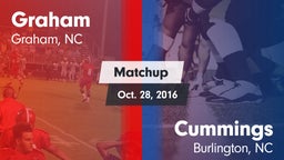 Matchup: Graham  vs. Cummings  2016