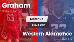 Matchup: Graham  vs. Western Alamance  2017