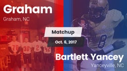 Matchup: Graham  vs. Bartlett Yancey  2017