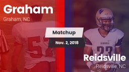 Matchup: Graham  vs. Reidsville  2018