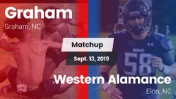 Matchup: Graham  vs. Western Alamance  2019