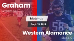 Matchup: Graham  vs. Western Alamance  2019