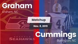 Matchup: Graham  vs. Cummings  2019