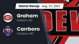 Recap: Graham  vs. Carrboro  2021