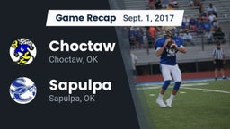 Recap: Choctaw  vs. Sapulpa  2017