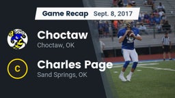 Recap: Choctaw  vs. Charles Page  2017