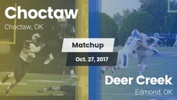 Matchup: Choctaw  vs. Deer Creek  2017