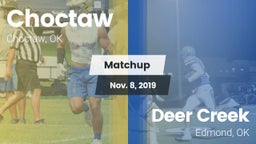 Matchup: Choctaw  vs. Deer Creek  2019