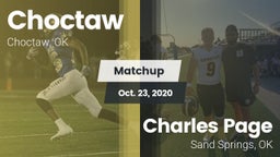 Matchup: Choctaw  vs. Charles Page  2020