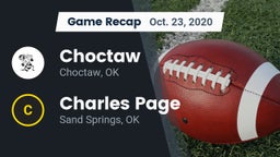 Recap: Choctaw  vs. Charles Page  2020
