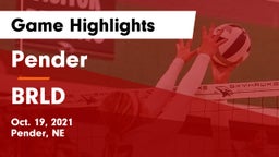 Pender  vs BRLD Game Highlights - Oct. 19, 2021