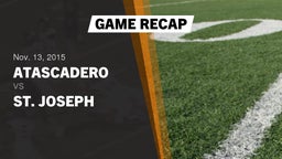 Recap: Atascadero  vs. St. Joseph  2015