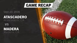 Recap: Atascadero  vs. Madera  2016