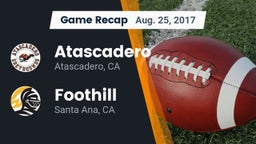 Recap: Atascadero  vs. Foothill  2017