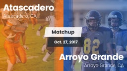 Matchup: Atascadero High vs. Arroyo Grande  2017