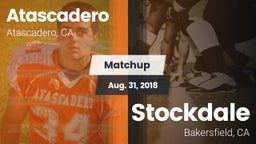 Matchup: Atascadero High vs. Stockdale  2018