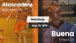 Matchup: Atascadero High vs. Buena  2019