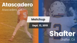 Matchup: Atascadero High vs. Shafter  2019