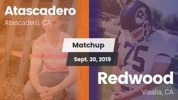 Matchup: Atascadero High vs. Redwood  2019