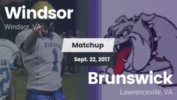 Matchup: Windsor  vs. Brunswick  2017