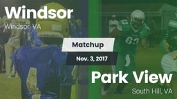 Matchup: Windsor  vs. Park View  2017