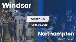 Matchup: Windsor  vs. Northampton  2019