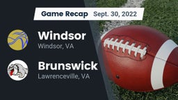Recap: Windsor  vs. Brunswick  2022