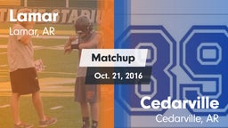 Matchup: Lamar  vs. Cedarville  2016