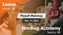 Matchup: Lamar  vs. Harding Academy  2016