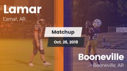 Matchup: Lamar  vs. Booneville  2018