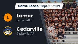 Recap: Lamar  vs. Cedarville  2019