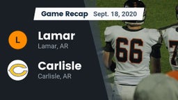 Recap: Lamar  vs. Carlisle  2020
