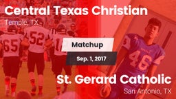 Matchup: Central Texas vs. St. Gerard Catholic  2017
